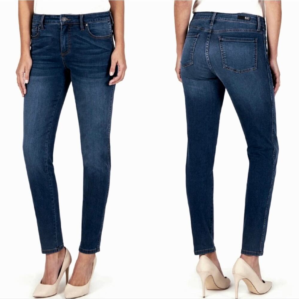 Kut from the Kloth Diana Mid Rise Relaxed Fit Skinny Jeans Size 6 - Picture 4 of 15